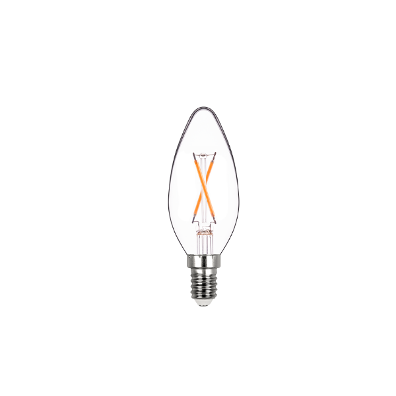 Lampada Filamento Led Vela 220V 2W 2700K Transparente Stella Sth7302/27