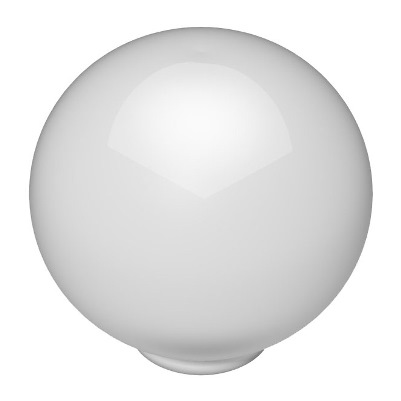 Globo Redondo Grande Para Poste Luminaria Diametro 30cm Germany