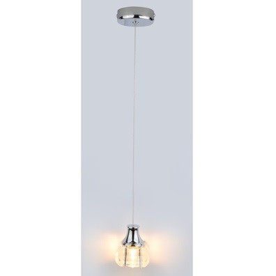 Pendente cristal transparente g9 quarto sala banheiro alz22