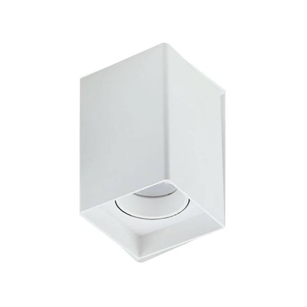 Spot Sobrepor Quadrado Branco Mr16 Direcionavel Gu10 Zan07