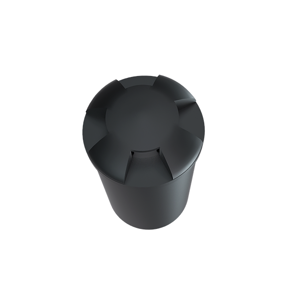 Embutido para Chao 4 Fachos Led 1W 3000K Preto IP67 Acl73