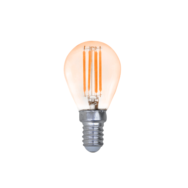 Lampada Filamento Led G45 E14 4W 2200K Vintage Acl76