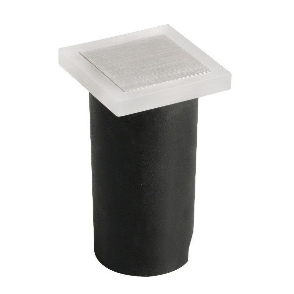 Balizador Embutido Led Solo Quadrado 1W 3000K Quente IP67 Ali62