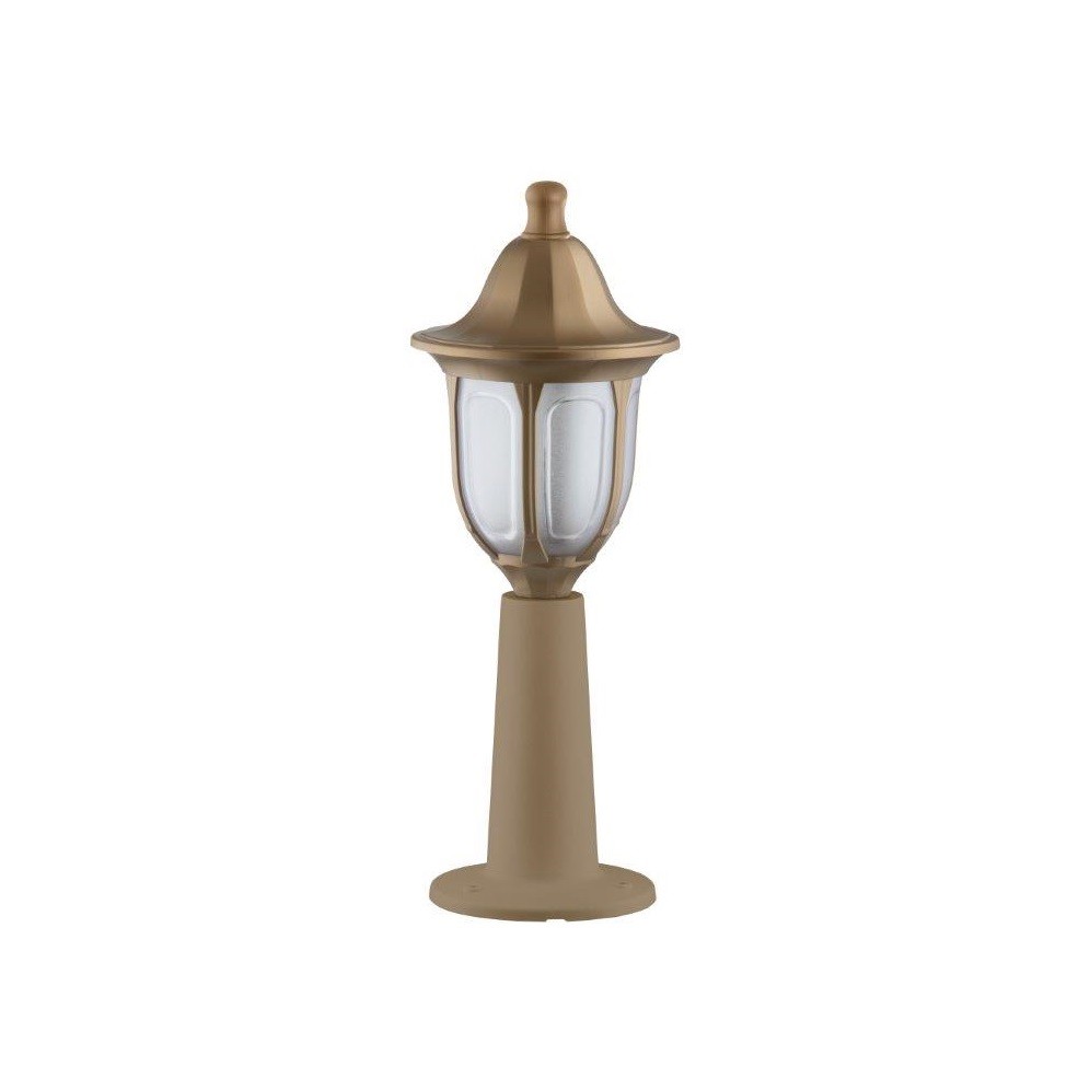 Poste Balizador de Jardim Medieval Ouro Velho Externo Alu09