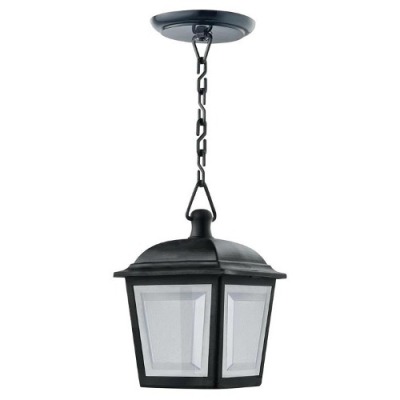 Pendente externo Colonial Termoplástico Preto Ac993