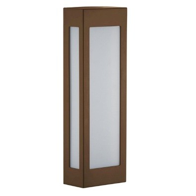 Arandela Externa 40cm E-27 Marrom Jardim Varanda Alz64
