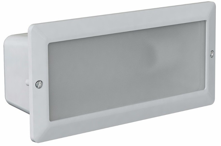 Balizador de Embutir Alumínio Germany 6100 Branco ou Preto Acende a Luz