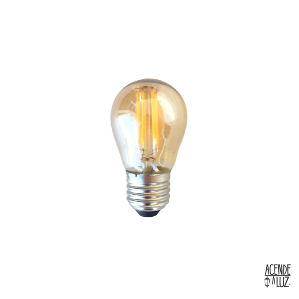 Lampada Filamento Led 4W G45 2200K E27 Vintage Ali32