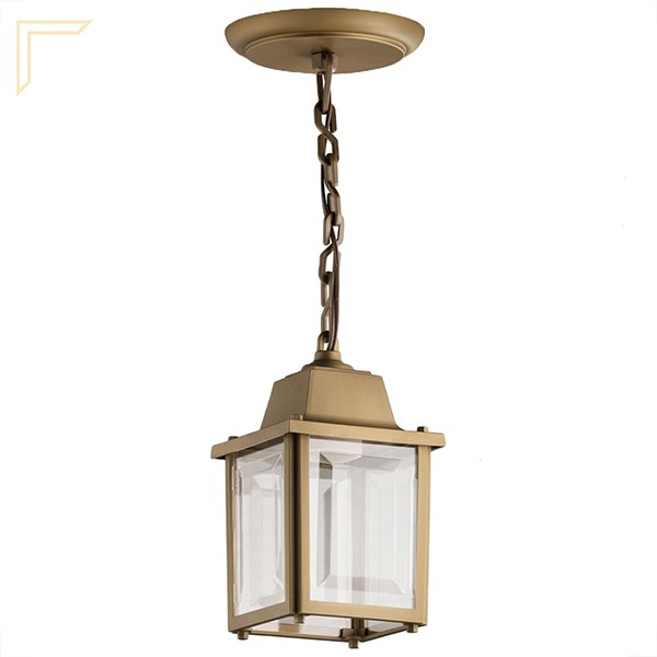 Pendente Colonial Externo Ouro Velho Vintage Pergolado Acl96