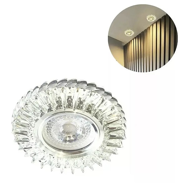 Spot Redondo Embutir Led Integrado Nas Bordas 3000K Lup67