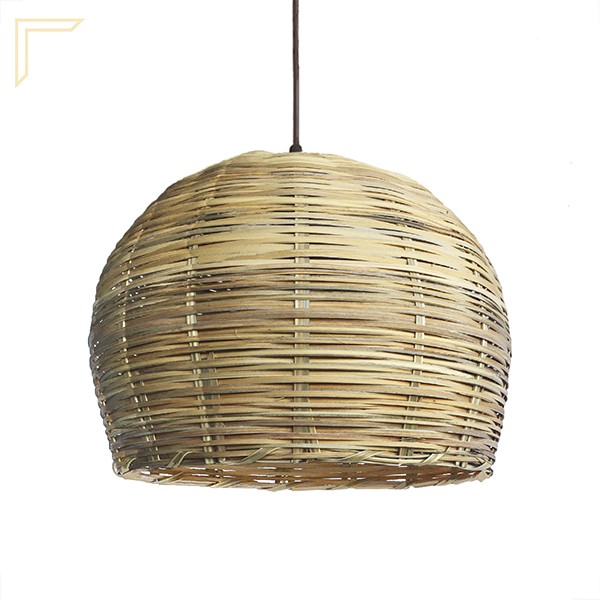 Pendente Rustico De Palha Artesanal Fibra Natural E27 Nat26