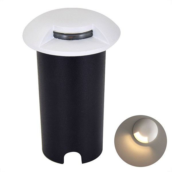 Spot Embutido de Solo 1 Facho Led 1W 3000k Redondo Acl27