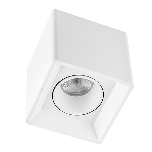 Spot Sobrepor Recuado Direcionavel Branco Gu10 MR16 Zan01